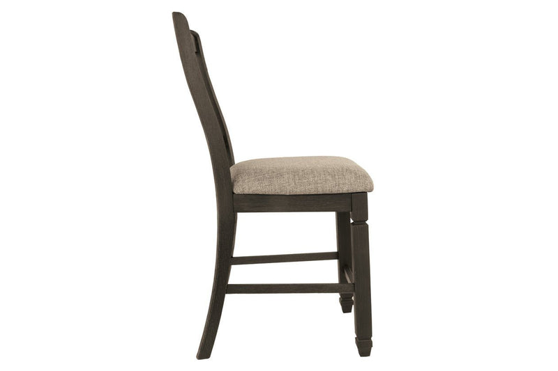 Tyler Creek Black/Grayish Brown Counter Height Bar Stool (Set of 2) - DMV FurnitureBarstool