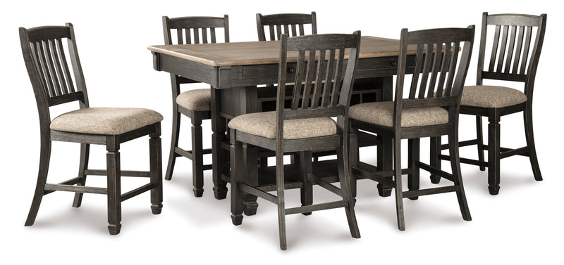 Tyler Creek Black/Grayish Brown Counter Height Set - DMV FurnitureCounter Height Set