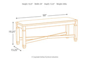 Tyler Creek Black/Grayish Brown Dining Bench - DMV FurnitureAccent Bench