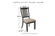 Tyler Creek Black/Grayish Brown Dining Chair (Set of 2) - DMV FurnitureDining Chair