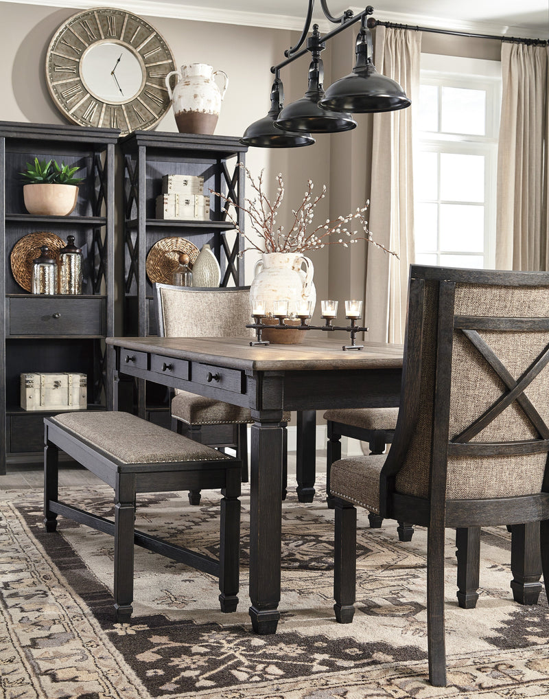 Tyler Creek Black/Grayish Brown Rectangular Dining Set - DMV FurnitureDining Room Set