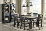 Tyler Creek Black/Grayish Brown Rectangular Dining Set - DMV FurnitureDining Room Set
