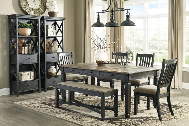 Tyler Creek Black/Grayish Brown Rectangular Dining Set - DMV FurnitureDining Room Set