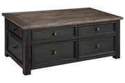 Tyler Creek Grayish Brown/Black Coffee Table with Lift Top - DMV FurnitureCoffee Table