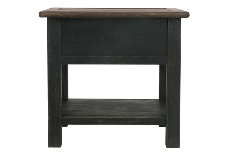 Tyler Creek Grayish Brown/Black End Table - DMV FurnitureEnd Table