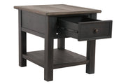 Tyler Creek Grayish Brown/Black End Table - DMV FurnitureEnd Table