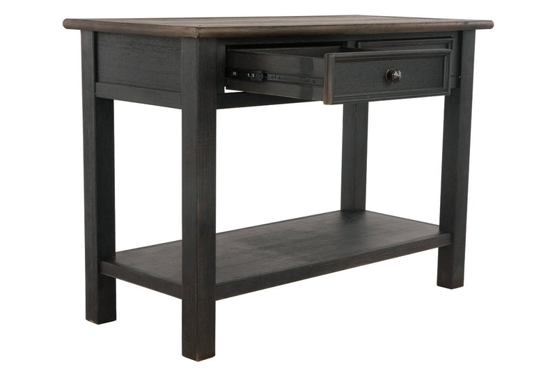 Tyler Creek Grayish Brown/Black Sofa/Console Table - DMV FurnitureSofa Table