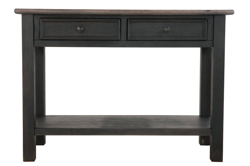 Tyler Creek Grayish Brown/Black Sofa/Console Table - DMV FurnitureSofa Table