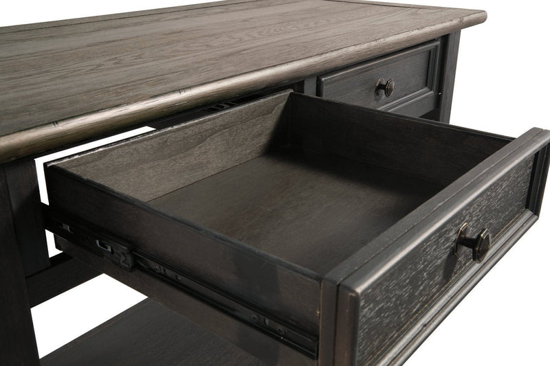 Tyler Creek Grayish Brown/Black Sofa/Console Table - DMV FurnitureSofa Table