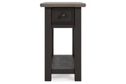 Tyler Creek Two - tone Chairside End Table - DMV FurnitureEnd Table Chair Side