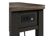 Tyler Creek Two - tone Chairside End Table - DMV FurnitureEnd Table Chair Side