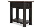 Tyler Creek Two - tone Chairside End Table - DMV FurnitureEnd Table Chair Side