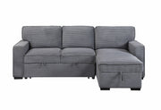 U0203 Light Grey Reversible Sofa Bed - DMV FurnitureSleeper Sectional