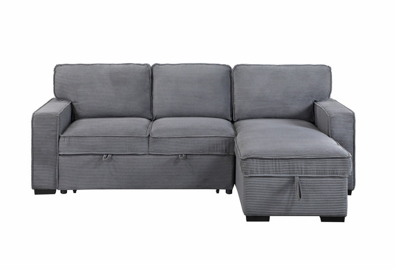 U0203 Light Grey Reversible Sofa Bed - DMV FurnitureSleeper Sectional