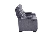 U1895 Grey P2 Reclining Sofa With Is And Led - U1895-GREY-P2 RS