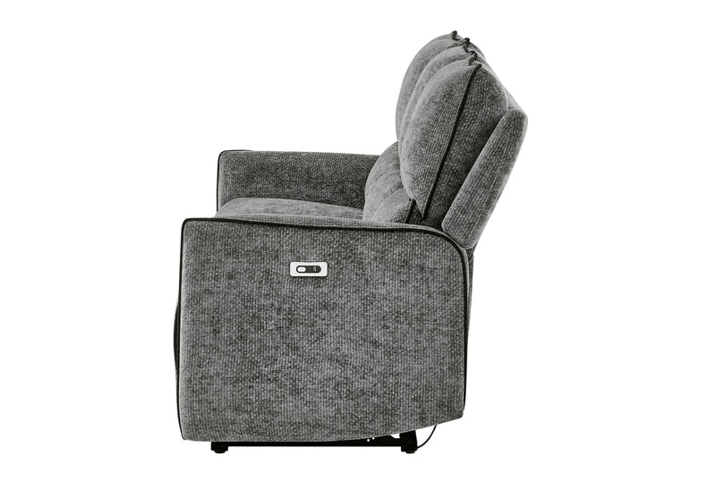 U2203 Dark Grey Power Reclining Sofa - U2203-DRK GRY-PRS