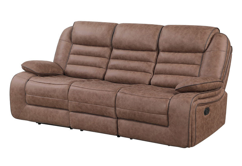 U2250 Brown Reclining Sofa - U2250-BROWN-RS