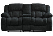 U250 Ebony Console Reclining Loveseat - U250-EBONY-CRLS