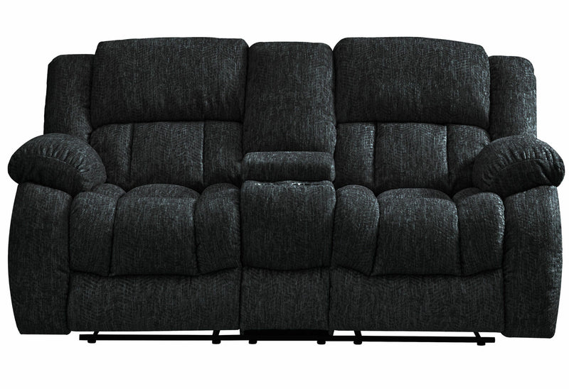 U250 Ebony Console Reclining Loveseat - U250-EBONY-CRLS