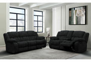 U250 Ebony Console Reclining Loveseat - U250-EBONY-CRLS