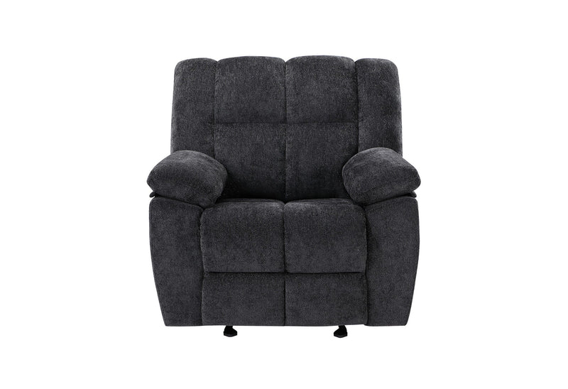 U6000 Black Glider Recliner - U6000-BLACK-GR-N