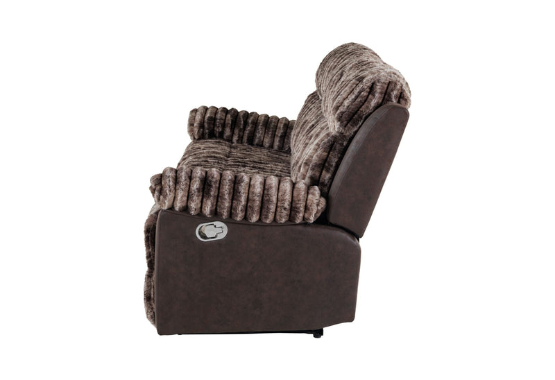 U6028 Brown Reclining Sofa - U6028-BROWN-RS-N