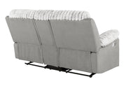 U6028 Grey Console Reclining Loveseat - U6028-GREY-CRLS