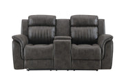 U8517 Grey Console Reclining Loveseat - U8517-GREY-CRLS-N