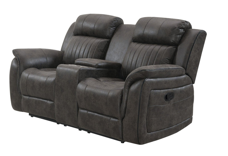 U8517 Grey Console Reclining Loveseat - U8517-GREY-CRLS-N