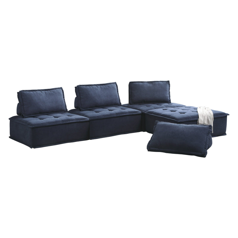 Ulrich Blue Modular 4 - Piece Modular Sectional - DMV FurnitureSectional