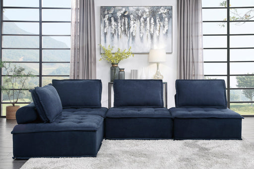 Ulrich Blue Modular 4 - Piece Modular Sectional - DMV FurnitureSectional