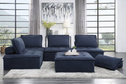 Ulrich Blue Modular 5 - Piece Modular Sectional - DMV FurnitureSectional