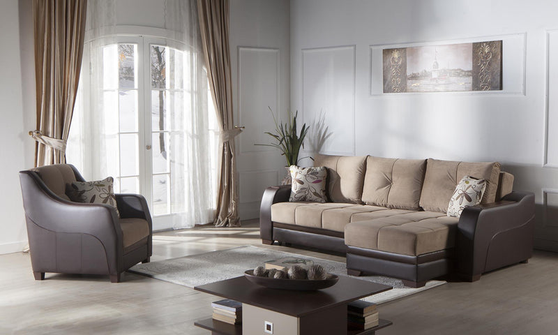 Ultra Sectional (Lilyum Vizon) 4 Pieces - DMV FurnitureSleeper Sectional