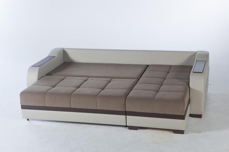 Ultra Sectional (Optimum Brown) 4 Pieces - DMV FurnitureSleeper Sectional