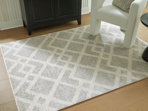 Unawick Gray/Ivory Medium Rug - R407332
