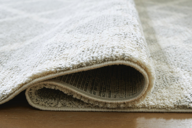 Unawick Gray/Ivory Medium Rug - R407332