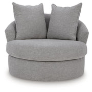UrbanCrest Pewter Swivel Accent Chair - PC2080444