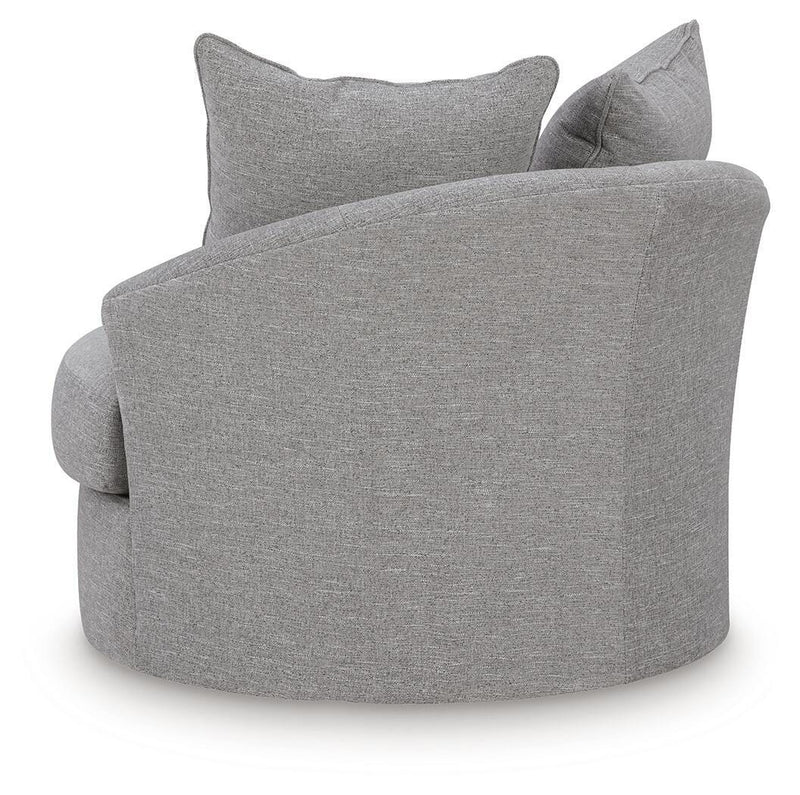 UrbanCrest Pewter Swivel Accent Chair - PC2080444