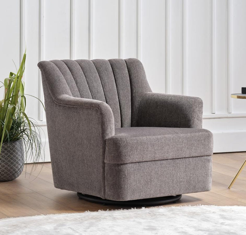 Urbane Swivel Chair (Urbane Anthracite) - DMV FurnitureLiving Room Chair