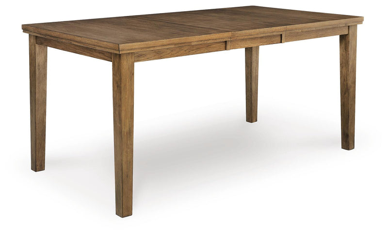 Urbinforte Counter Height Extension Dining Table and 6 Barstools - PCD592D6