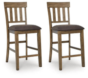 Urbinforte Light Brown Counter Height Barstool (Set of 2) - PCD592-124X2