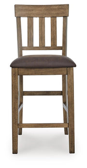Urbinforte Light Brown Counter Height Barstool (Set of 2) - PCD592-124X2