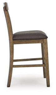 Urbinforte Light Brown Counter Height Barstool (Set of 2) - PCD592-124X2