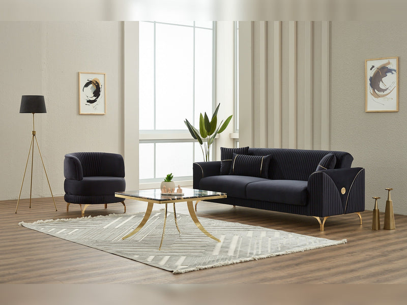 Urla Convertible Sofa in Anthracite - 200-SIM-URL-ANKA154-3