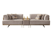 Urla Stationary Module Sofa Cream in Cream - 101-URL-ANG04-3M