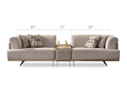 Urla Stationary Module Sofa Cream in Cream - 101-URL-ANG04-3M