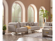 Urla Stationary Sofa Cream in Cream - 101-URL-ANG04-3