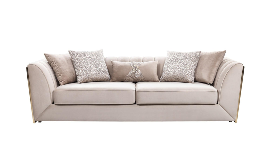 Prag 101" Wide Tuxedo Arm Sofa