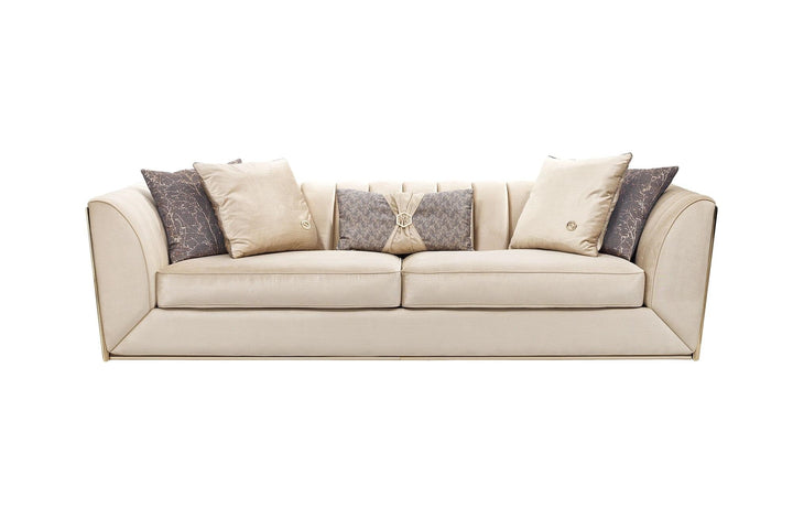 Prag 101" Wide Tuxedo Arm Sofa