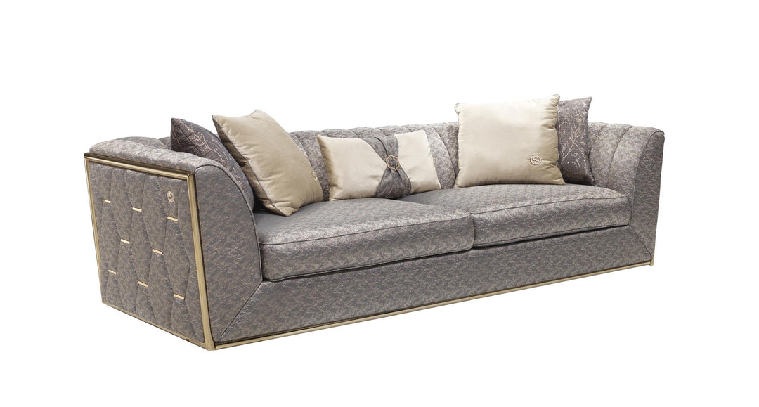 Prag 101" Wide Tuxedo Arm Sofa